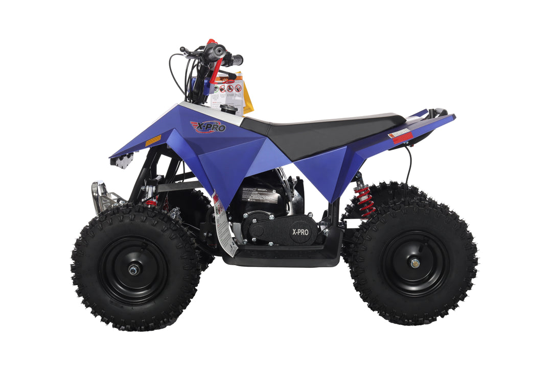 Free Shipping! X-PRO Falcon 40cc ATV with Chain Transmission, Pull start! Disc Brake! 6in Tires!