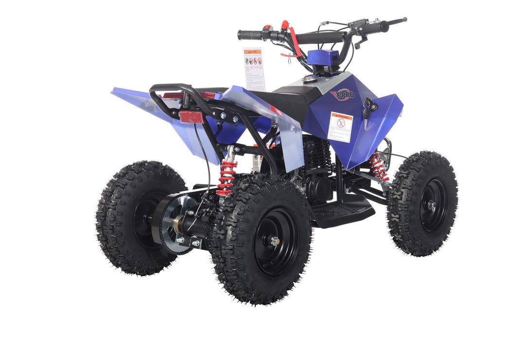 Free Shipping! X-PRO Falcon 40cc ATV with Chain Transmission, Pull start! Disc Brake! 6in Tires!