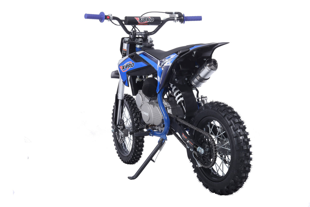 Free Shipping! X-PRO Strom 125cc Dirt Bike with 4-Speed Manual Transmission, Kick Start, Big 14in/12in Tires! Zongshen Brand Engine!