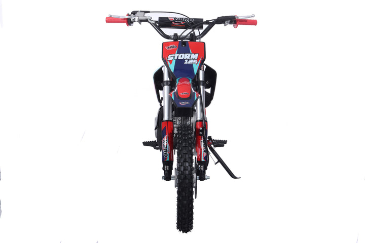 Free Shipping! X-PRO Strom 125cc Dirt Bike with 4-Speed Manual Transmission, Kick Start, Big 14in/12in Tires! Zongshen Brand Engine!