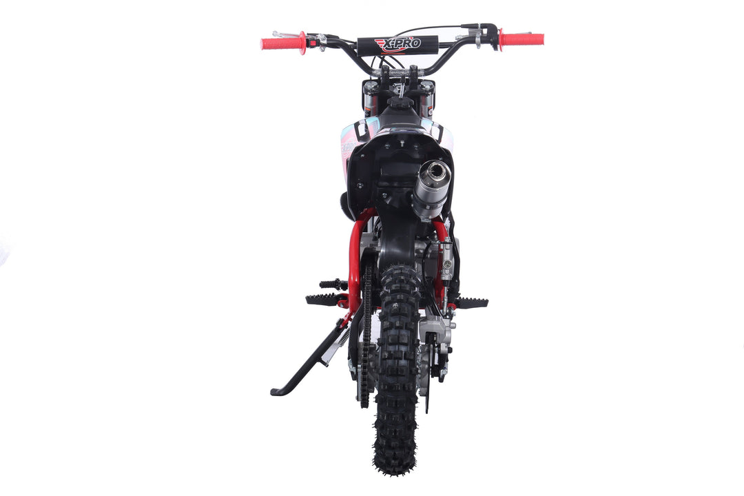 Free Shipping! X-PRO Strom 125cc Dirt Bike with 4-Speed Manual Transmission, Kick Start, Big 14in/12in Tires! Zongshen Brand Engine!