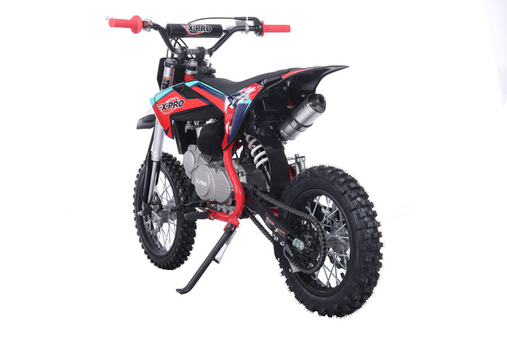 Free Shipping! X-PRO Strom 125cc Dirt Bike with 4-Speed Manual Transmission, Kick Start, Big 14in/12in Tires! Zongshen Brand Engine!