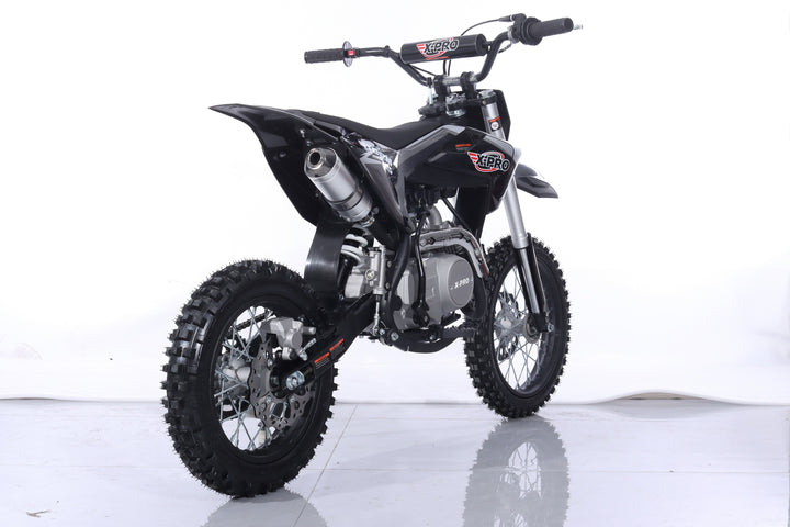 Free Shipping! X-PRO Storm 125cc Dirt Bike with 4-Speed Semi-Automatic Transmission, Kick Start, Big 14in/12in Tires! Zongshen Brand Engine!