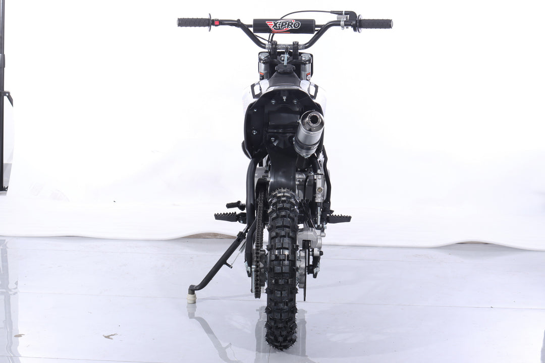 Free Shipping! X-PRO Storm 125cc Dirt Bike with 4-Speed Semi-Automatic Transmission, Kick Start, Big 14in/12in Tires! Zongshen Brand Engine!