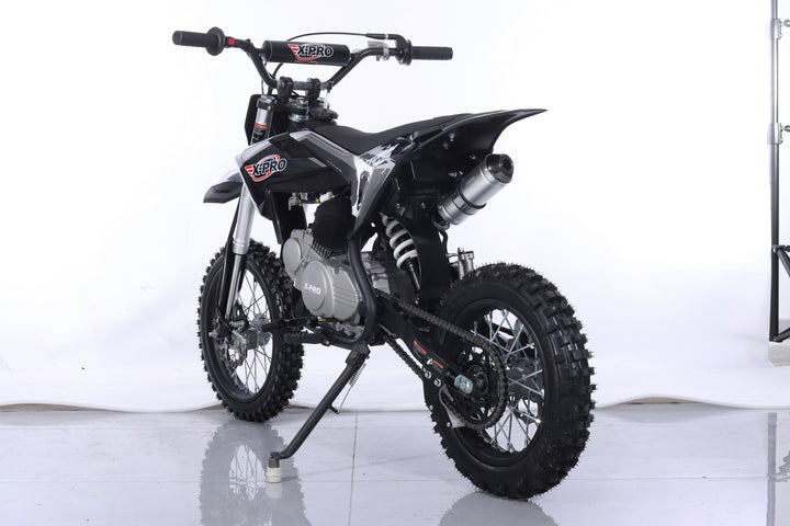 Free Shipping! X-PRO Storm 125cc Dirt Bike with 4-Speed Semi-Automatic Transmission, Kick Start, Big 14in/12in Tires! Zongshen Brand Engine!