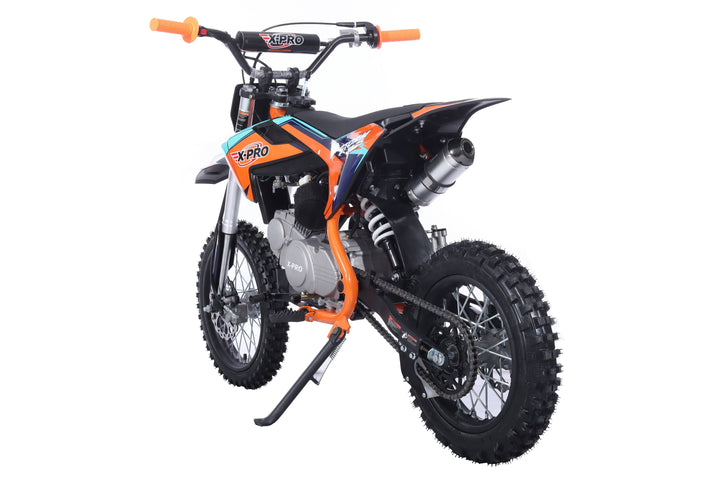 Free Shipping! X-PRO Strom 125cc Dirt Bike with 4-Speed Manual Transmission, Kick Start, Big 14in/12in Tires! Zongshen Brand Engine!