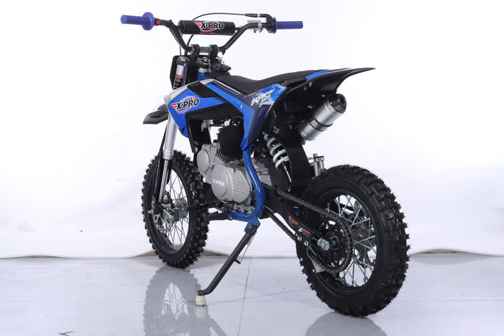 Free Shipping! X-PRO Storm 125cc Dirt Bike with 4-Speed Semi-Automatic Transmission, Kick Start, Big 14in/12in Tires! Zongshen Brand Engine!
