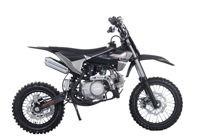 Free Shipping! X-PRO X26 125cc Dirt Bike with 4-Speed Manual Transmission, Kick Start, Big 14in/12in Tires! Zongshen Brand Engine!