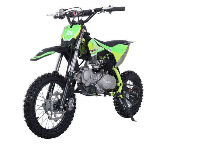 Free Shipping! X-PRO X26 125cc Dirt Bike with 4-Speed Manual Transmission, Kick Start, Big 14in/12in Tires! Zongshen Brand Engine!