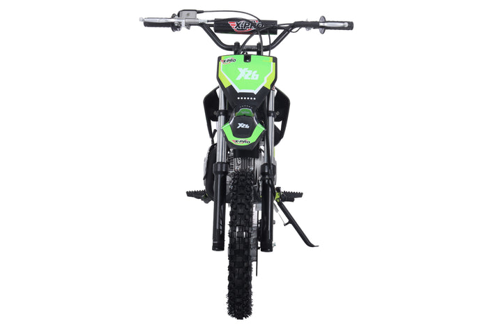 Free Shipping! X-PRO X26 125cc Dirt Bike with 4-Speed Manual Transmission, Kick Start, Big 14in/12in Tires! Zongshen Brand Engine!