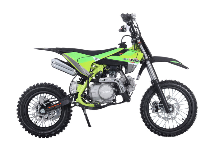 Free Shipping! X-PRO X26 125cc Dirt Bike with 4-Speed Manual Transmission, Kick Start, Big 14in/12in Tires! Zongshen Brand Engine!