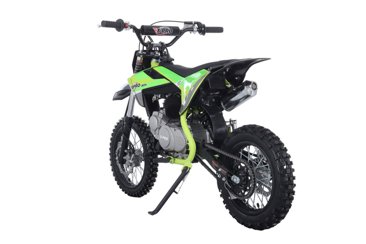 Free Shipping! X-PRO X26 125cc Dirt Bike with 4-Speed Manual Transmission, Kick Start, Big 14in/12in Tires! Zongshen Brand Engine!