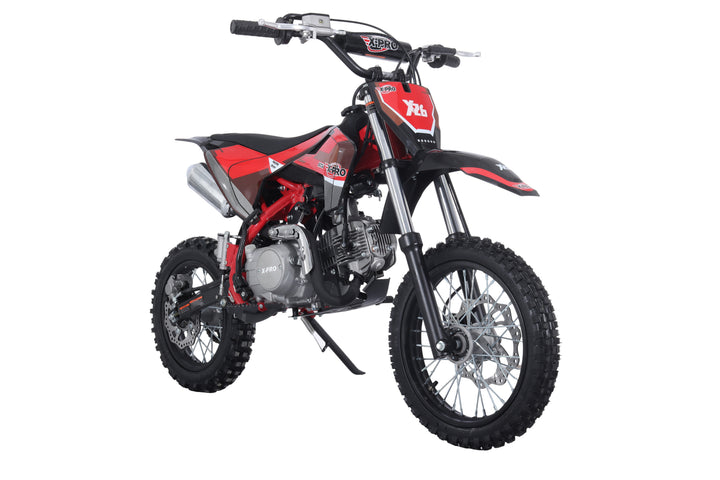 Free Shipping! X-PRO X26 125cc Dirt Bike with 4-Speed Manual Transmission, Kick Start, Big 14in/12in Tires! Zongshen Brand Engine!