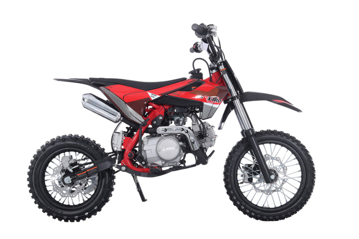 Free Shipping! X-PRO X26 125cc Dirt Bike with 4-Speed Manual Transmission, Kick Start, Big 14in/12in Tires! Zongshen Brand Engine!