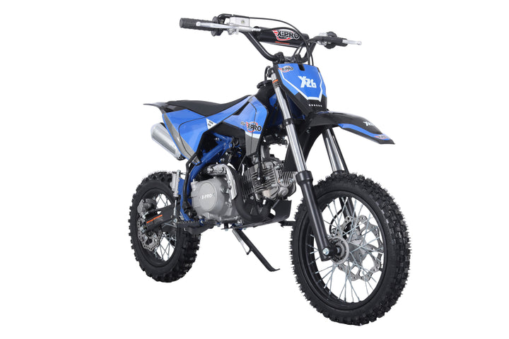 Free Shipping! X-PRO X26 125cc Dirt Bike with 4-Speed Manual Transmission, Kick Start, Big 14in/12in Tires! Zongshen Brand Engine!