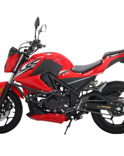 Free Shipping! X-PRO Hurricane 250 Electronic Fuel Injection Street Motorcycle with 6-Speed Manual Transmission, Electric Start! 17in Wheels! Assembled In Crate!