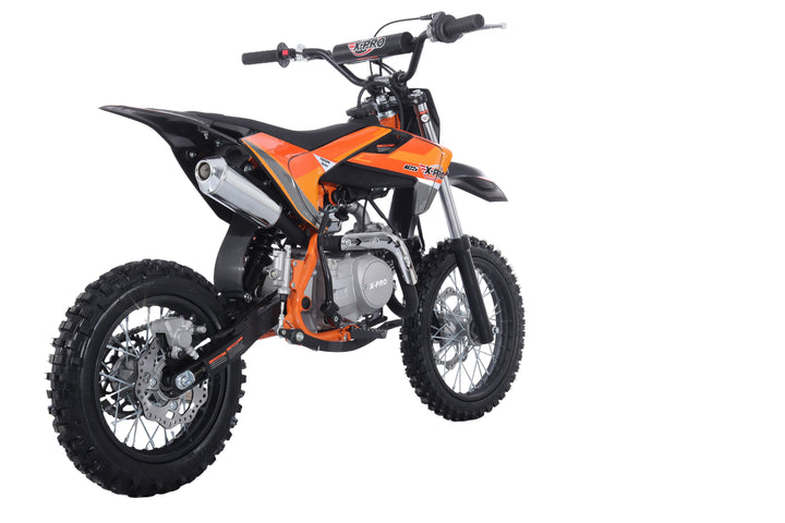 Free Shipping! X-PRO X26 125cc Dirt Bike with 4-Speed Manual Transmission, Kick Start, Big 14in/12in Tires! Zongshen Brand Engine!