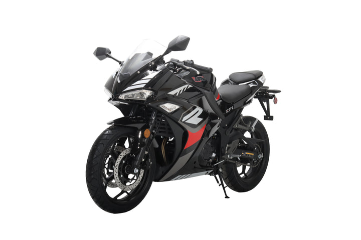Free Shipping! X-PRO Adventure 250 Electronic Fuel Injection Street Motorcycle with 6-Speed Manual Transmission, Electric Start! 17in Wheels! Assembled In Crate!