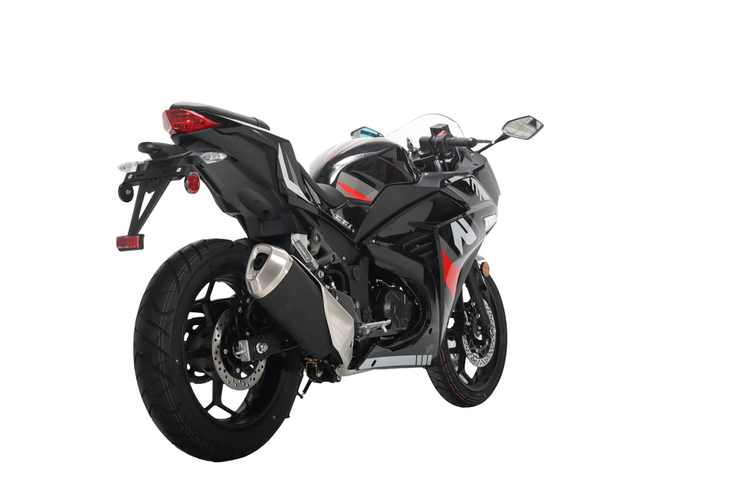 Free Shipping! X-PRO Adventure 250 Electronic Fuel Injection Street Motorcycle with 6-Speed Manual Transmission, Electric Start! 17in Wheels! Assembled In Crate!