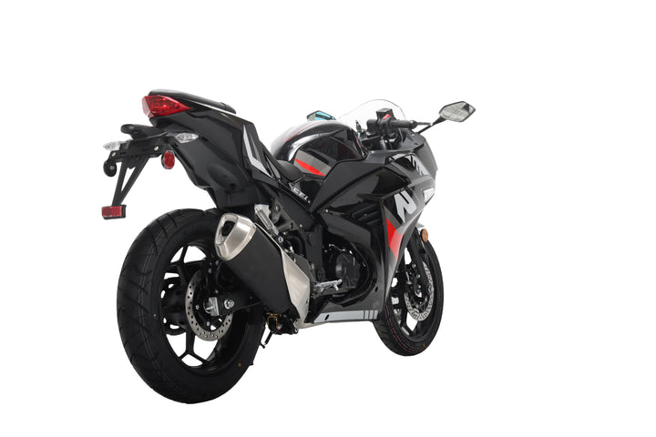 Free Shipping! X-PRO Adventure 250 Electronic Fuel Injection Street Motorcycle with 6-Speed Manual Transmission, Electric Start! 17in Wheels! Assembled In Crate!