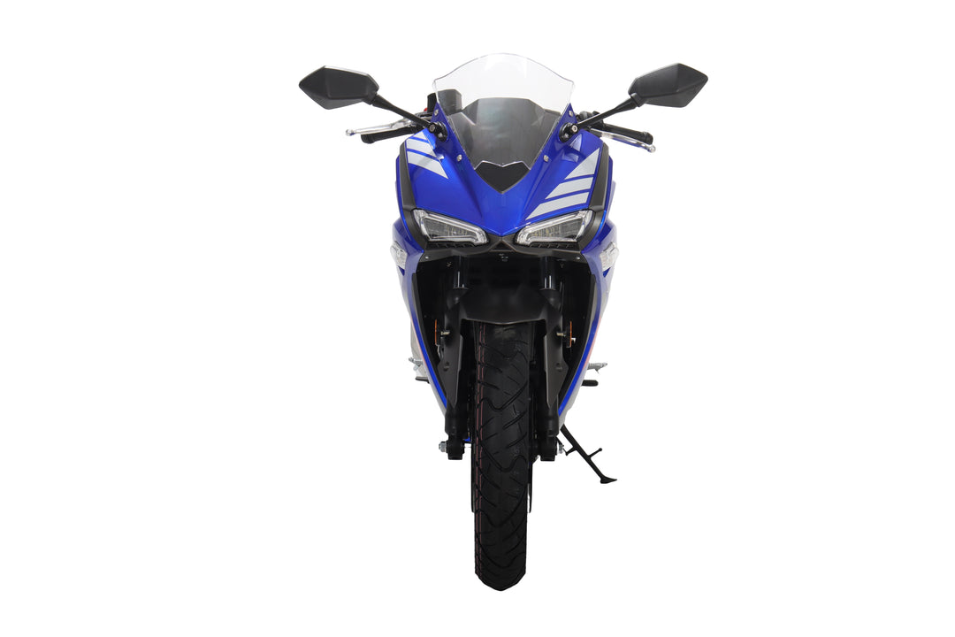 Free Shipping! X-PRO Adventure 250 Electronic Fuel Injection Street Motorcycle with 6-Speed Manual Transmission, Electric Start! 17in Wheels! Assembled In Crate!