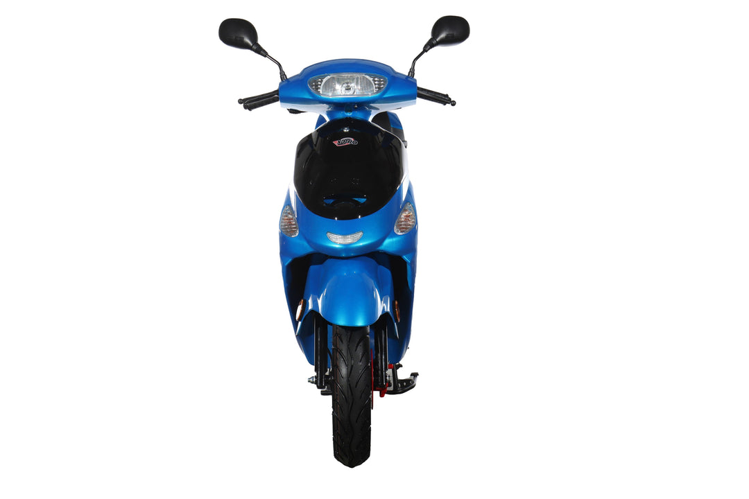 Free Shipping! X-PRO Maui 50cc Moped Scooter with 10" Wheels! Electric/Kick Start! Large LED Headlights!