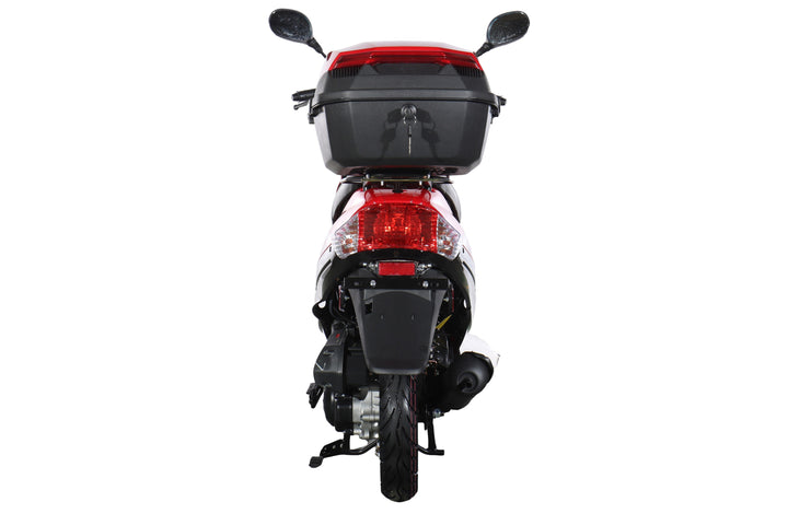 Free Shipping! X-PRO Maui 50cc Moped Scooter with 10" Wheels! Electric/Kick Start! Large LED Headlights!