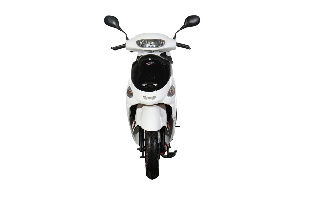 Free Shipping! X-PRO Maui 50cc Moped Scooter with 10" Wheels! Electric/Kick Start! Large LED Headlights!