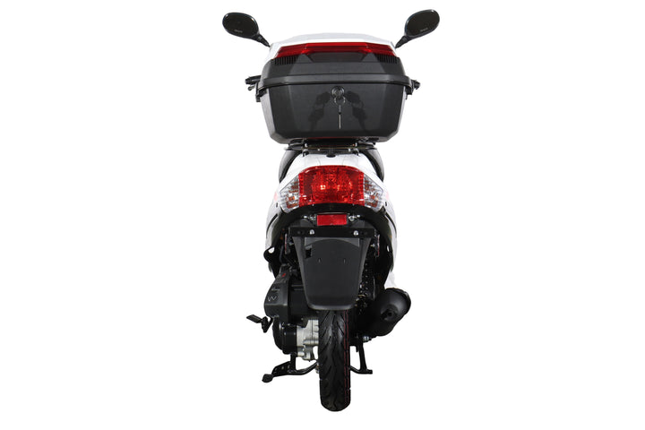 Free Shipping! X-PRO Maui 50cc Moped Scooter with 10" Wheels! Electric/Kick Start! Large LED Headlights!