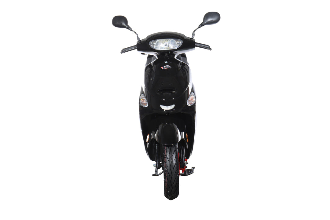 Free Shipping! X-PRO Maui 50cc Moped Scooter with 10" Wheels! Electric/Kick Start! Large LED Headlights!