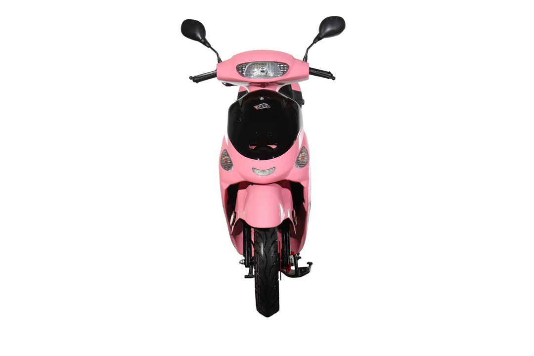 Free Shipping! X-PRO Maui 50cc Moped Scooter with 10" Wheels! Electric/Kick Start! Large LED Headlights!