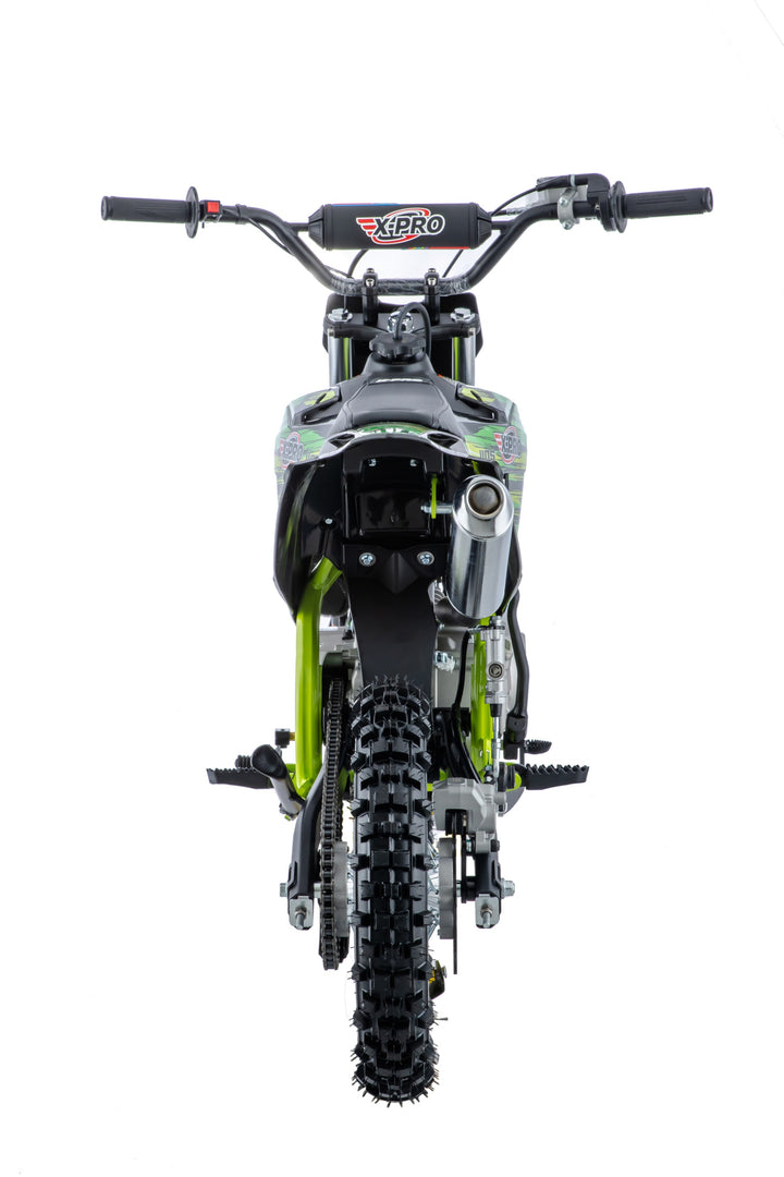 Free Shipping! X-PRO Lynx 110cc Dirt Bike with Semi-Automatic Transmission, Kick Start, Big 14in/12in Tires! Cradle Type Steel Tube Frame!