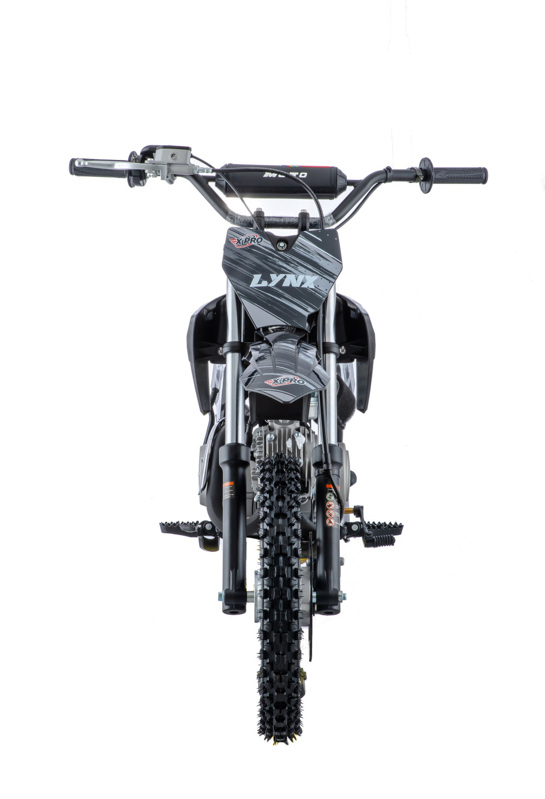 Free Shipping! X-PRO Lynx 110cc Dirt Bike with Semi-Automatic Transmission, Kick Start, Big 14in/12in Tires! Cradle Type Steel Tube Frame!