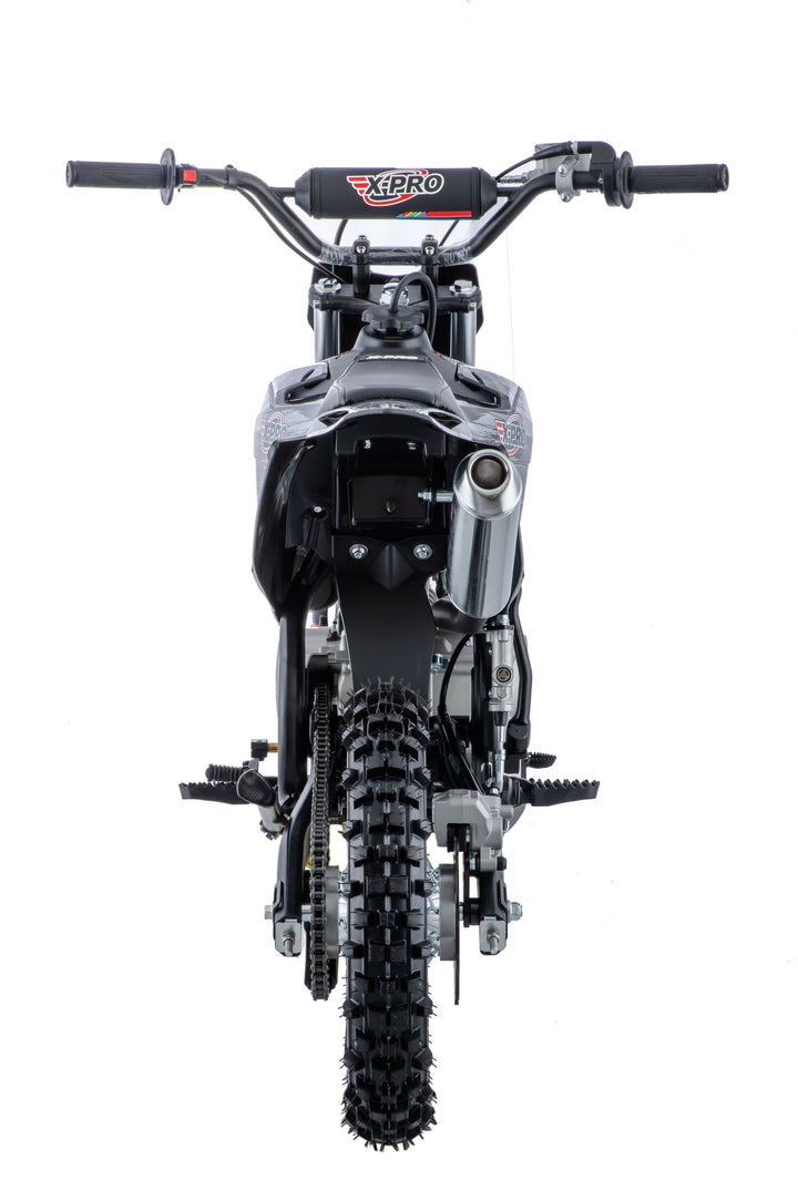 Free Shipping! X-PRO Lynx 110cc Dirt Bike with Semi-Automatic Transmission, Kick Start, Big 14in/12in Tires! Cradle Type Steel Tube Frame!