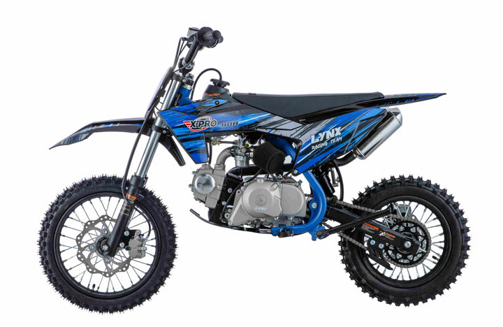 Free Shipping! X-PRO Lynx 110cc Dirt Bike with Automatic Transmission, Electric Start, Big 14"/12" Tires! Cradle Type Steel Tube Frame! Zongshen Brand Engine!