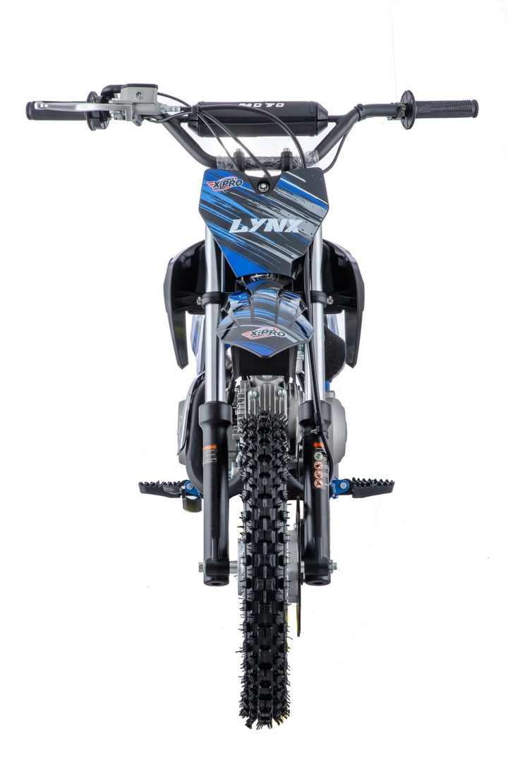 Free Shipping! X-PRO Lynx 110cc Dirt Bike with Automatic Transmission, Electric Start, Big 14"/12" Tires! Cradle Type Steel Tube Frame! Zongshen Brand Engine!