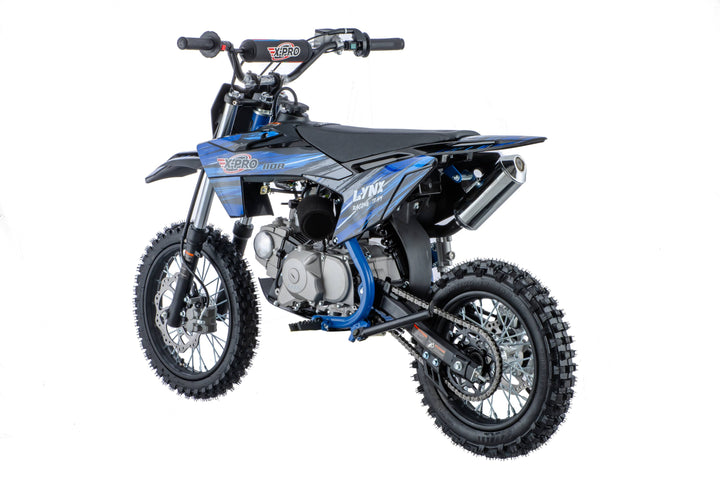 Free Shipping! X-PRO Lynx 110cc Dirt Bike with Automatic Transmission, Electric Start, Big 14"/12" Tires! Cradle Type Steel Tube Frame! Zongshen Brand Engine!