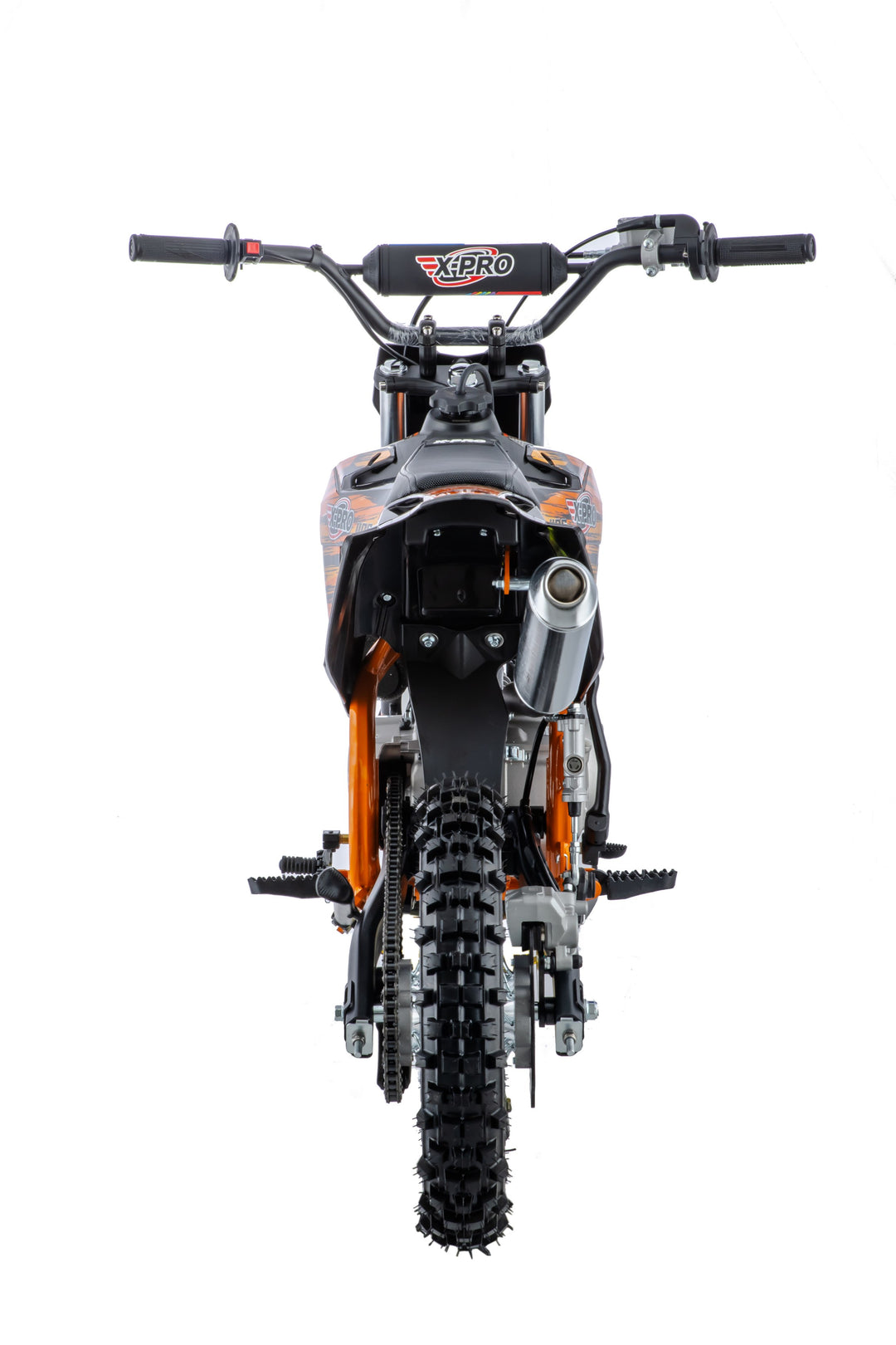 Free Shipping! X-PRO Lynx 110cc Dirt Bike with Semi-Automatic Transmission, Kick Start, Big 14in/12in Tires! Cradle Type Steel Tube Frame!