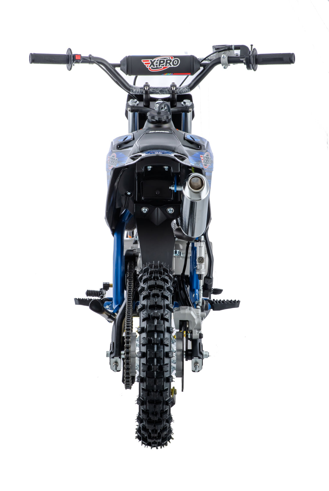 Free Shipping! X-PRO Lynx 110cc Dirt Bike with Semi-Automatic Transmission, Kick Start, Big 14in/12in Tires! Cradle Type Steel Tube Frame!
