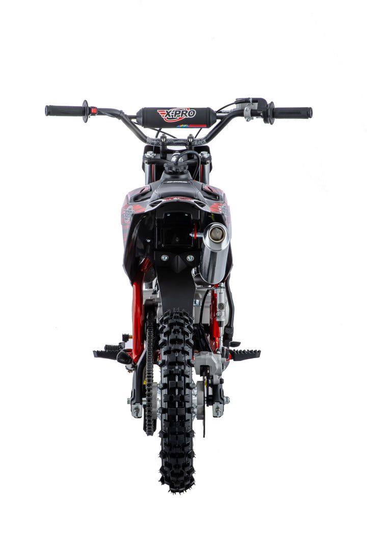 Free Shipping! X-PRO Lynx 110cc Dirt Bike with Semi-Automatic Transmission, Kick Start, Big 14in/12in Tires! Cradle Type Steel Tube Frame!