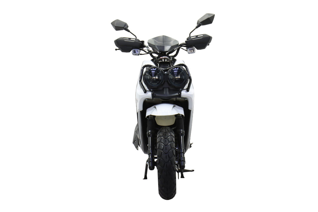 Free Shipping! X-PRO Lanai 150cc Moped Scooter with 12" Aluminum Wheels, Electric/Kick Start, Dual Headlights and Tail Lights!
