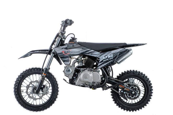 Free Shipping! X-PRO Lynx 110cc Dirt Bike with Automatic Transmission, Electric Start, Big 14"/12" Tires! Cradle Type Steel Tube Frame! Zongshen Brand Engine!