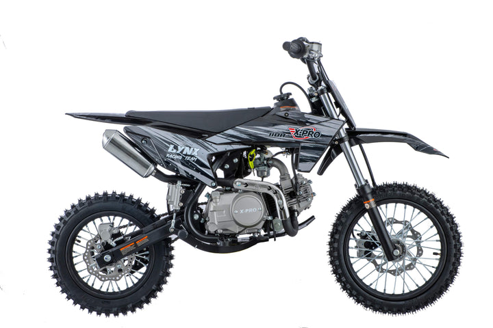 Free Shipping! X-PRO Lynx 110cc Dirt Bike with Automatic Transmission, Electric Start, Big 14"/12" Tires! Cradle Type Steel Tube Frame! Zongshen Brand Engine!