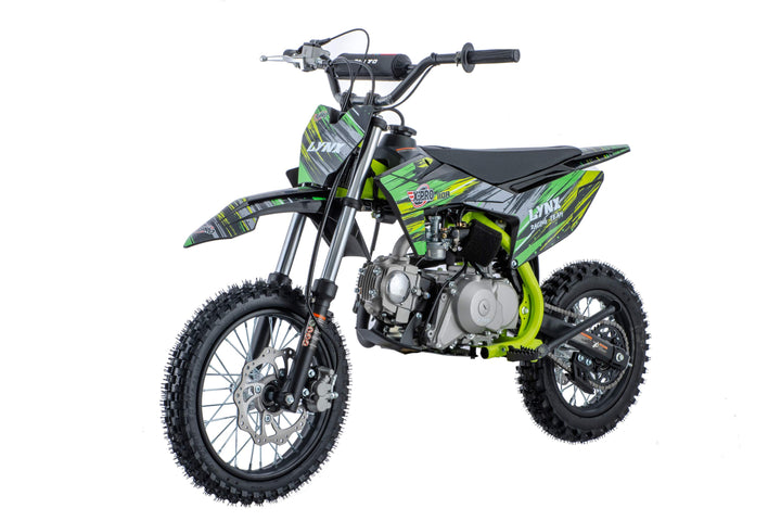 Free Shipping! X-PRO Lynx 110cc Dirt Bike with Automatic Transmission, Electric Start, Big 14"/12" Tires! Cradle Type Steel Tube Frame! Zongshen Brand Engine!
