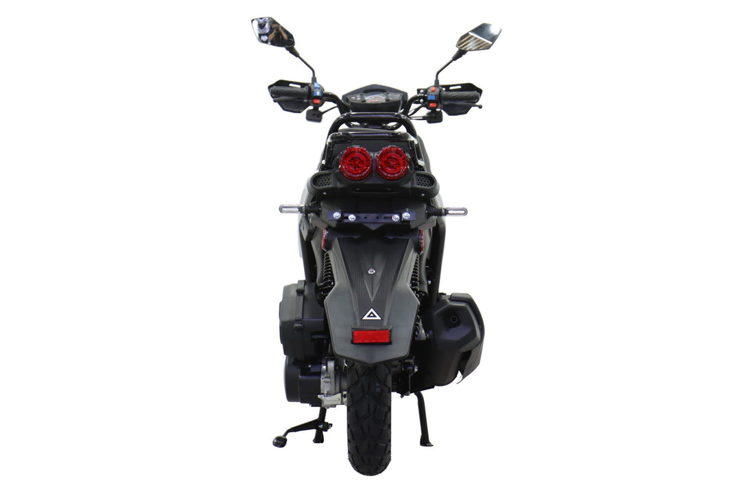 Free Shipping! X-PRO Lanai 150cc Moped Scooter with 12" Aluminum Wheels, Electric/Kick Start, Dual Headlights and Tail Lights!