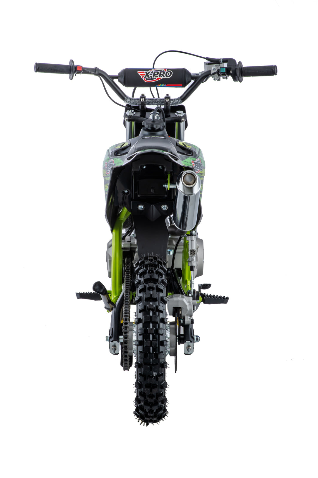 Free Shipping! X-PRO Lynx 110cc Dirt Bike with Automatic Transmission, Electric Start, Big 14"/12" Tires! Cradle Type Steel Tube Frame! Zongshen Brand Engine!