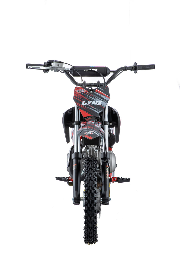 Free Shipping! X-PRO Lynx 110cc Dirt Bike with Automatic Transmission, Electric Start, Big 14"/12" Tires! Cradle Type Steel Tube Frame! Zongshen Brand Engine!