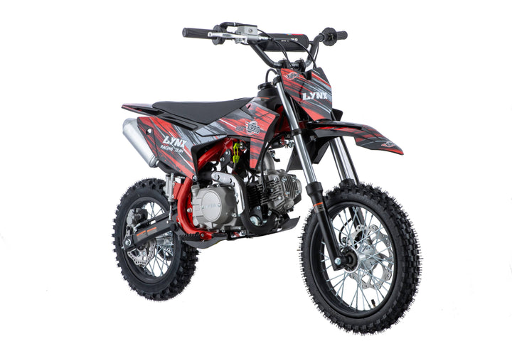Free Shipping! X-PRO Lynx 110cc Dirt Bike with Automatic Transmission, Electric Start, Big 14"/12" Tires! Cradle Type Steel Tube Frame! Zongshen Brand Engine!