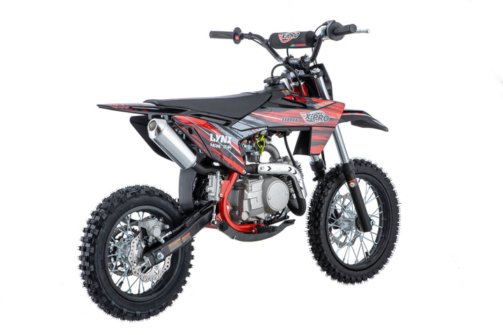 Free Shipping! X-PRO Lynx 110cc Dirt Bike with Automatic Transmission, Electric Start, Big 14"/12" Tires! Cradle Type Steel Tube Frame! Zongshen Brand Engine!