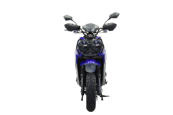 Free Shipping! X-PRO Lanai 150cc Moped Scooter with 12" Aluminum Wheels, Electric/Kick Start, Dual Headlights and Tail Lights!